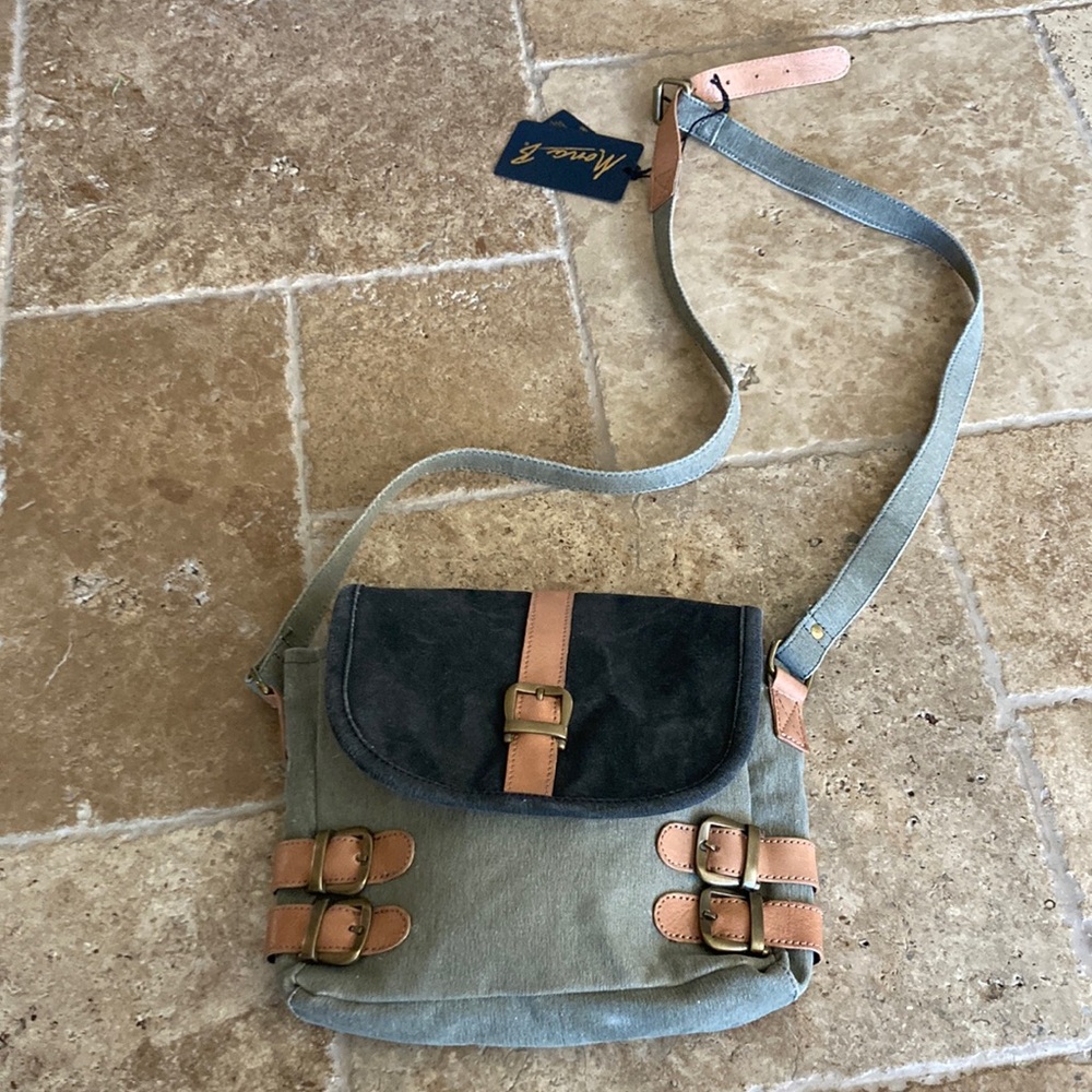 NWT Mona B Canvas Crossbody Purse - Sold at Sundance Catalog